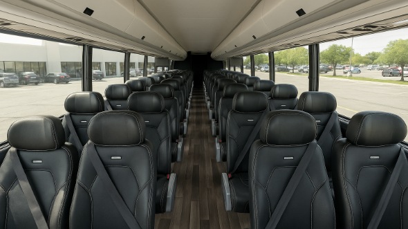 Interior of Arkansas Party Bus Company's 35 Passenger Minibus in Arkansas