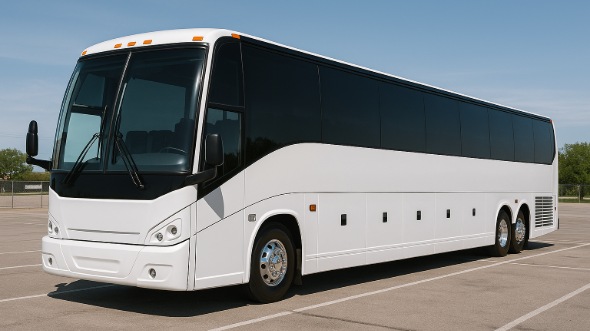Exterior of Fayetteville Party Bus Company's 50 Passenger Party Bus in Fayetteville