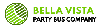 bella vista party bus company logo