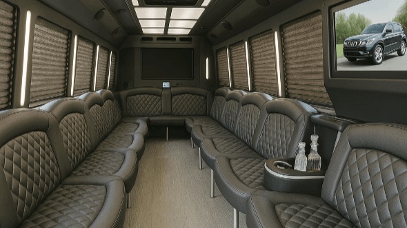bentonville 20 passenger party bus