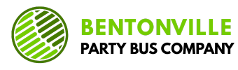 bentonville party bus company logo