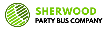 sherwood party bus company logo