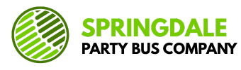 springdale party bus company logo